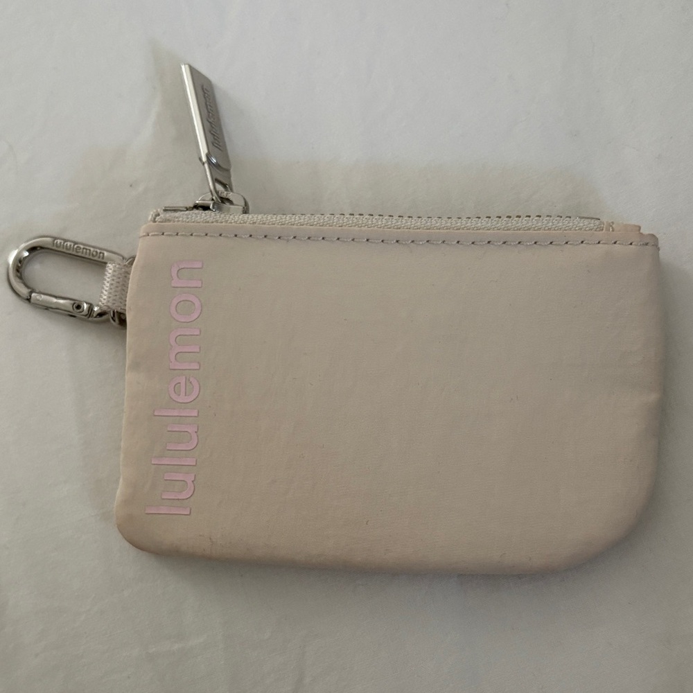 Lululemon Athletica Cream Key & Card Holder